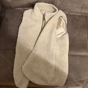 Mossimo Supply Co. Tan Sherpa Vest